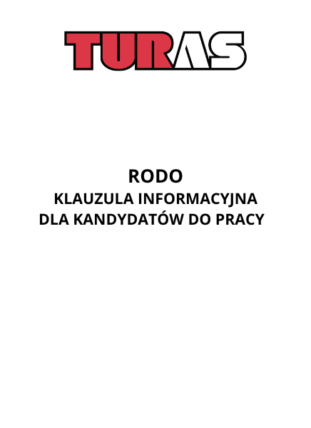 klauzula dla kandydatów do pracy